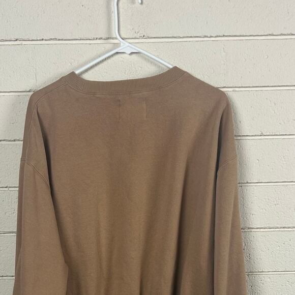 URBAN OUTFITTERS Sweatshirt 
Brown Think Green Frogs Earth Day size Small - Picture 8 of 9